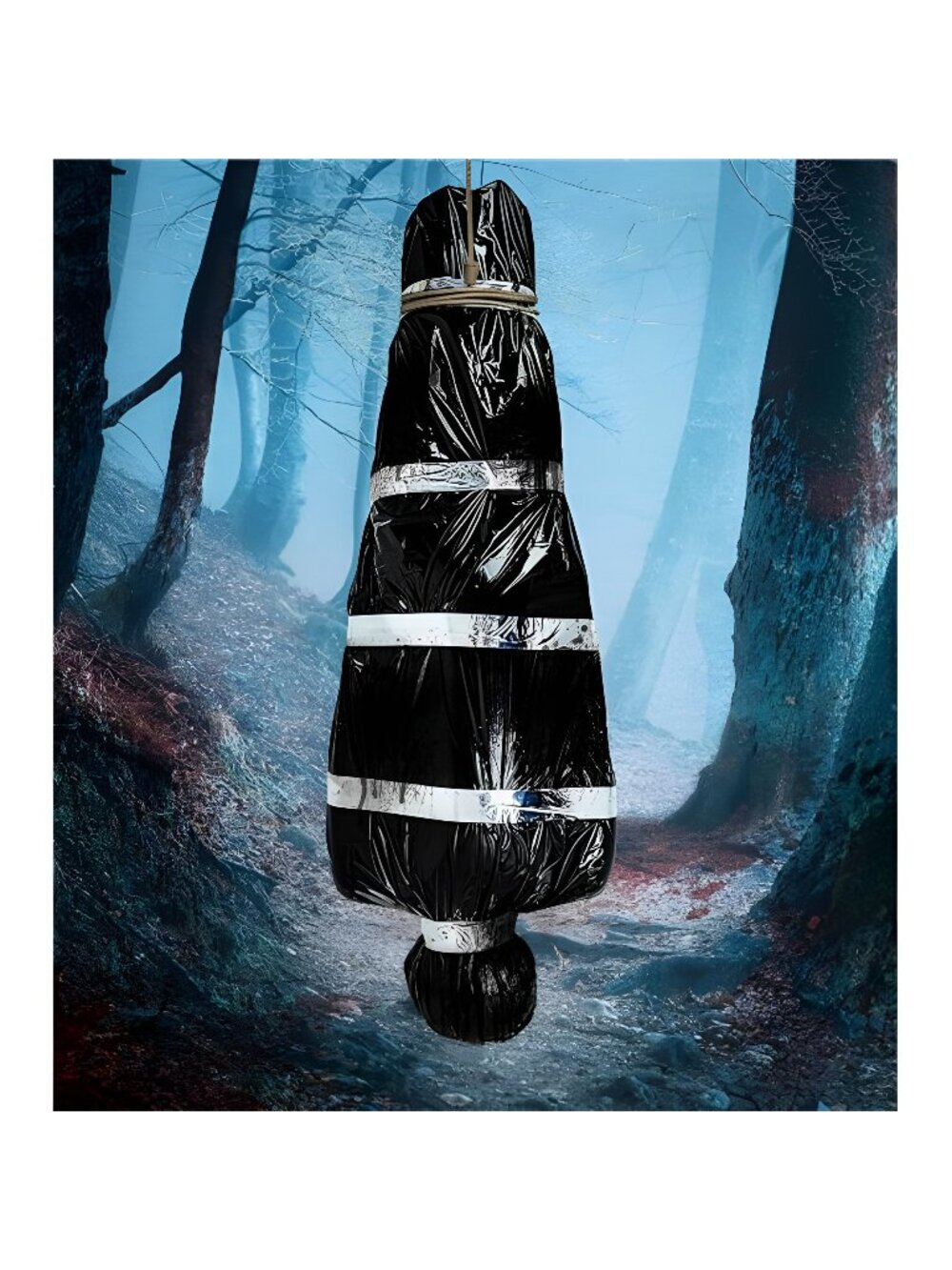 5ft Hanging Corpse Dead Victim Props Halloween Decorations Haunted Creepy House